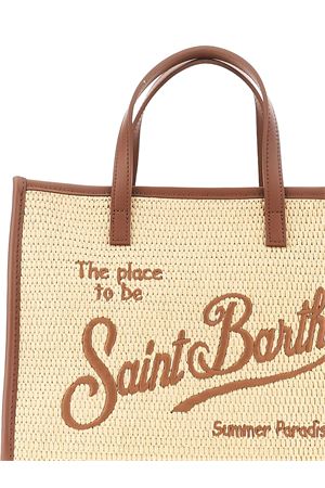 Vivian Mid Hand Bag In Straw With Shoulder Strap MC2 SAINT BARTH | Crossbody Bags | VVID00100368L